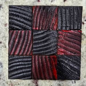 Abstract Black and Red Art Piece